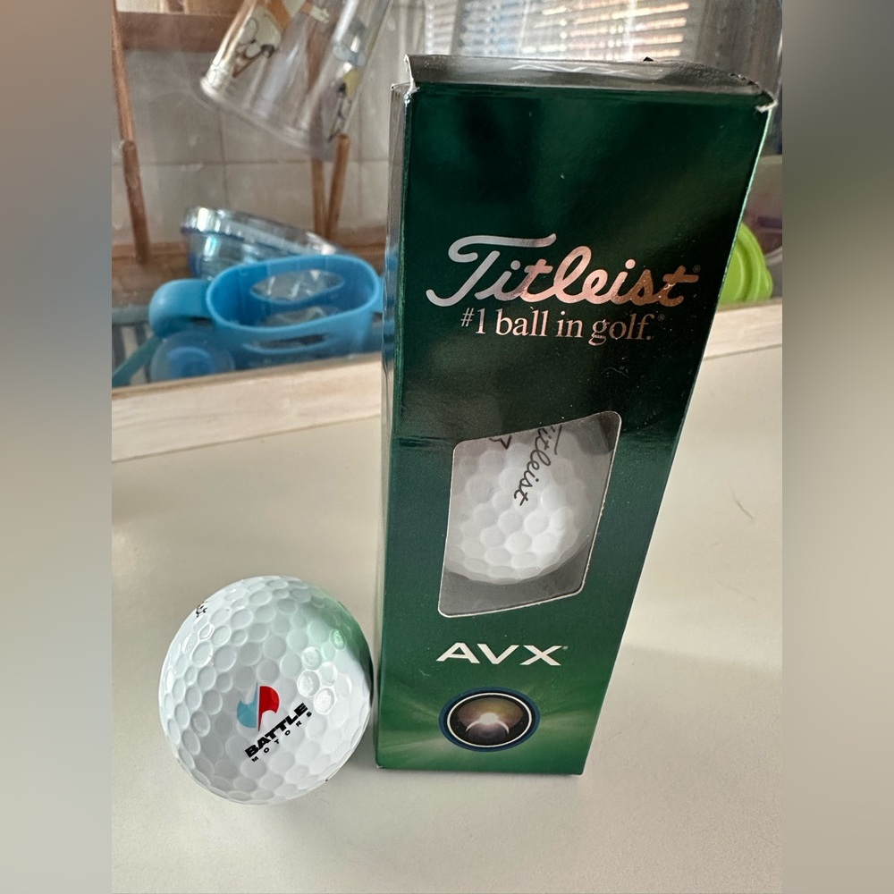 2(x)  3-pack of Titleist AVX BALLS 
Never used. Battle motors truck manufacturer